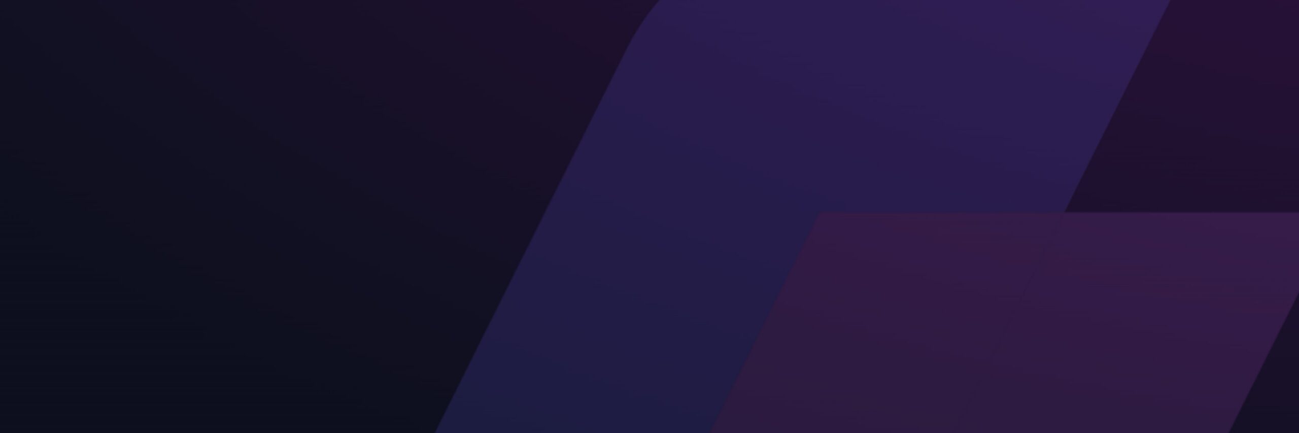 Abstract image featuring overlapping geometric shapes in dark purple and blue tones, with subtle gradients creating a sense of depth and modern design.